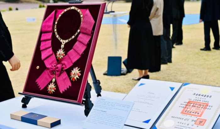 Presiden Prabowo Terima Penghargaan The Grand Order of Mugunghwa dari Republik Korea